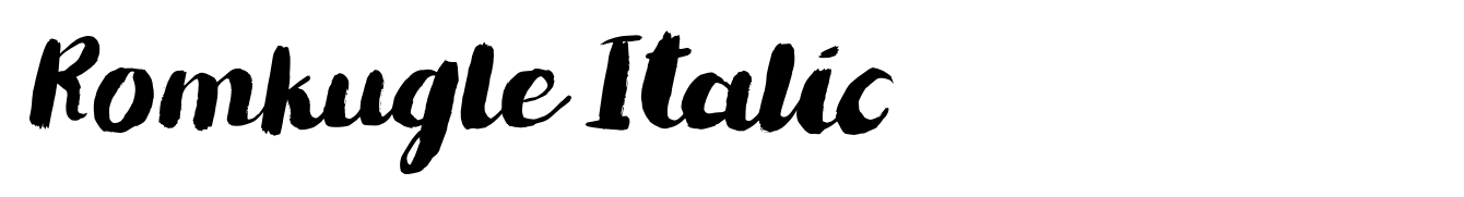 Romkugle Italic